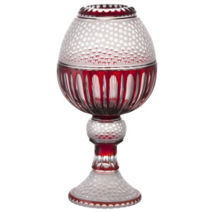 Váza Dalmatin, barva rubín, výška 510 mm