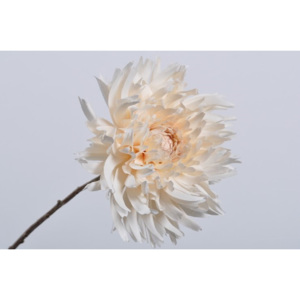 Umělá květina Silk-ka Jiřina Stem crémová 56cm
