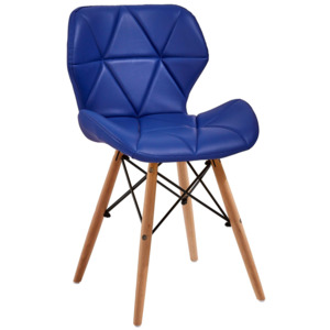 Skandinávská jídelní židle ELIOT modrá