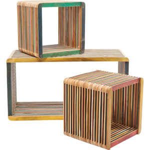 Regál Cube Micado (set 3 kusů)
