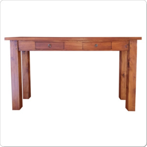 Dřevěný konzolový stolek z teaku se šuplíky 140cm, MTB32 konzolové stoly