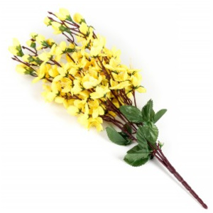 Umělá květina Magnolie žlutá