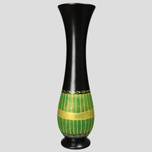 Váza 30 cm Thajsko černozelená