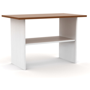 Moderní bílý konferenční stůl v klasickém stylu vyrobený z masivního dřeva MV311