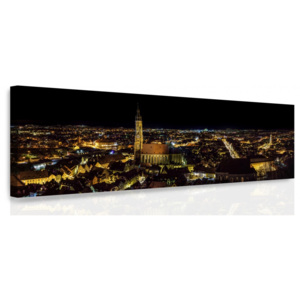 Obraz - Noční město (140x50 cm) - InSmile ®