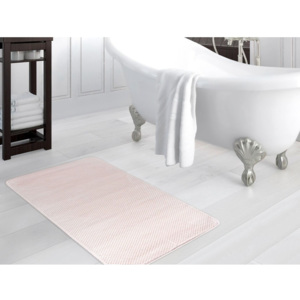 Pudrově růžová koupelnová předložka Noah, 70 x 110 cm