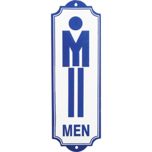 Nástěnný dekorativní nápis Toilet Men