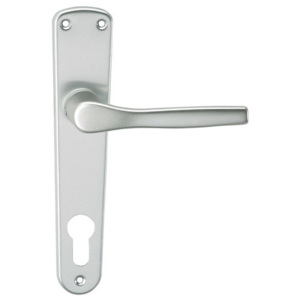 Dveřní kování ACT Monet HR (F1) - BB klika-klika otvor pro obyčejný klíč/F1 (hliník stříbrný)