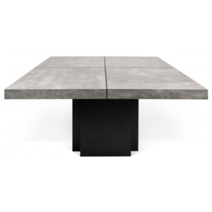 Jídelní stůl Dixi černý/beton