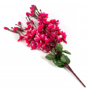 Umělá květina Magnolie červená