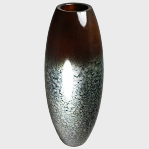 Dřevěná váza 40 cm - Thajsko