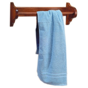 RETRO držák na ručníky 50x17cm, buk