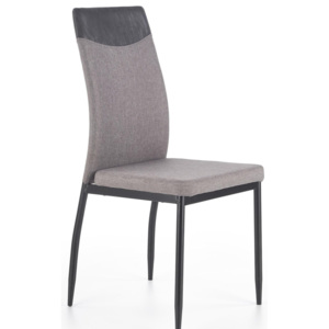 Halmar Jídelní židle K276, světle šedá/MIAMI černá