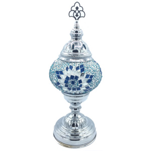 Šeherezád Orientální skleněná mozaiková lampa Gizem - stolní