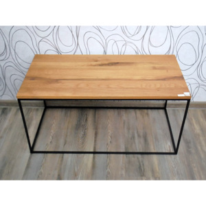 Konferenční stolek 16250A 45x91x46 cm kov dřevo masiv