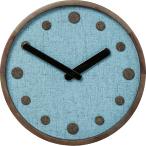 Nástěnné hodiny Arizona 42 cm - modré