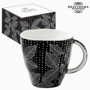 Hrnek s krabičkou Porcelán Černý by Bravissima Kitchen