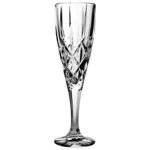 CRYSTAL BOHEMIA Sada 2 ks − Křišťálová sklenice na šumivé víno Sheffield, Vemzu