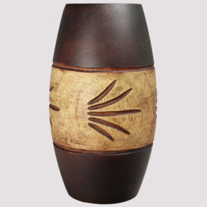 Dřevěná váza 15,5 cm Thajsko