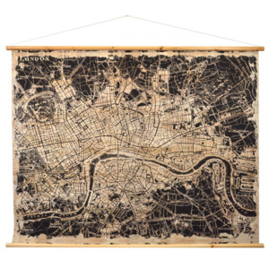 Falc Obraz na plátně - Stará mapa Londýna, 85x113 cm