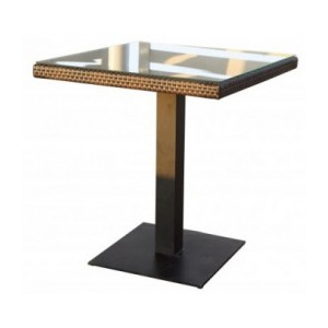 Designový stůl BARCELONA - hnědý Dimenza DF-001546