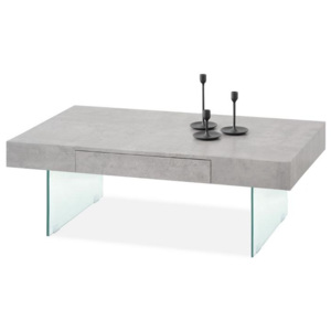 Konferenční stolek BANCO beton-sklo