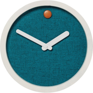 Nástěnné hodiny Miami O44 cm - modré