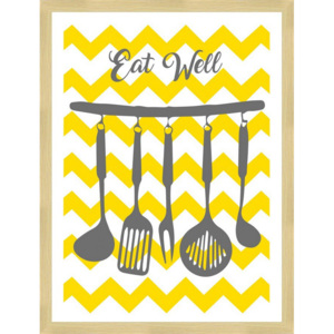 Rámovaný obraz - Eat Well