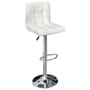 Výprodej Barová židle 90-115cm CANSAS bílá