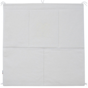 ESITO Kapsář na postýlku jednobarevný, Barva bílá, Velikost 53 x 53 cm
