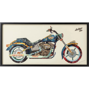 Obraz s rámem Art Motorbike 61x121cm