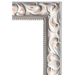 ElegantníZrcadla.cz Zrcadlo Ragusa - Bílé Rozměry v cm (Š x V): 50x70 cm