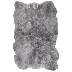 ARCTIC FUR Koberec, islandská ovce, přír tvar, 180x120 cm ,grey bríza šedá