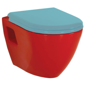 SAPHO - PAULA WC závěsné 35,5x50cm, červená (TP325.70100)