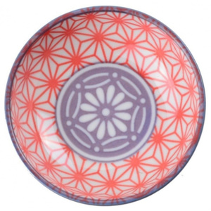 Červená porcelánová miska Tokyo Design Studio Star, ⌀ 9,5 cm