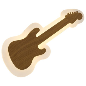 Nástěnné LED svítidlo Ozcan 2606-1 wood kytara