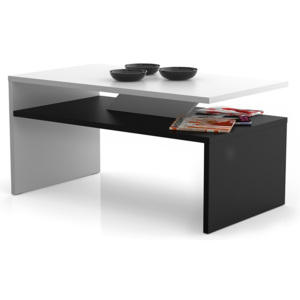 PRESTIGE PRIMA bílý + černý, konferenční stolek