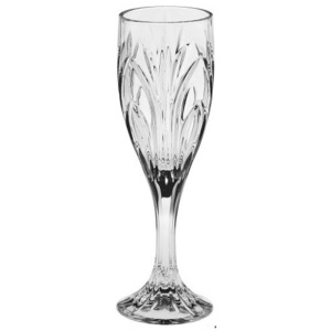CRYSTAL BOHEMIA Sada 2 ks − Křišťálová sklenice na šumivé víno Elise, Vemzu