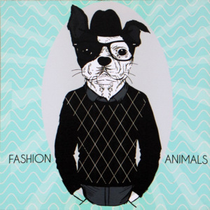 Falc Obraz na plátně - Fashion Animals, 28x28 cm