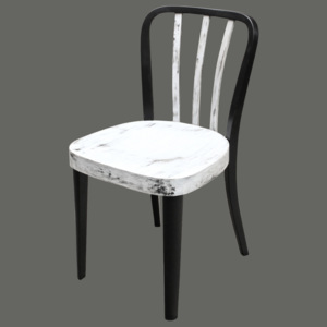 Židle TON bíločerná