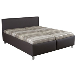 Blanář postel Oregon 160×200 s úložným prostorem, AKCE (ekokůže, načalouněná matrace)