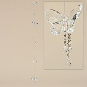 Závěsná dekorace Boltze motýlci 140cm