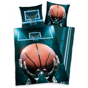 Vesna | Povlečení bavlna Basketball 140 x 200 cm, 70 x 90 cm