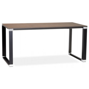 Stůl Winel 160 x 80 Cm černý/ořech