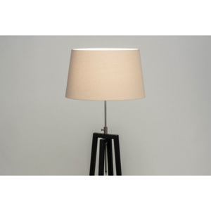Stojací designová lampa Paola Abetone Black and Taupe (Kohlmann)