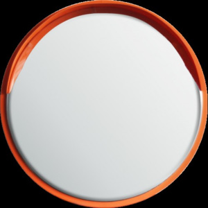 Venkovní zrcadlo s oranžovou sluneční clonou ø 1000 mm