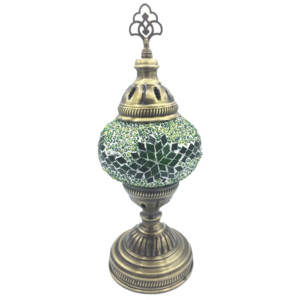 Šeherezád Orientální skleněná mozaiková lampa Bakir - stolní