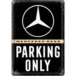 Nostalgic Art Plechová pohlednice - Mercedes-Benz Parking Only