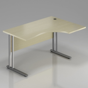 Ergonomický stůl Visio 180 x 70/100 cm, pravý Javor