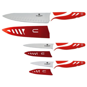Sada nožů Blaumann s nepřilnavým povrchem 3 ks červená - Blaumann